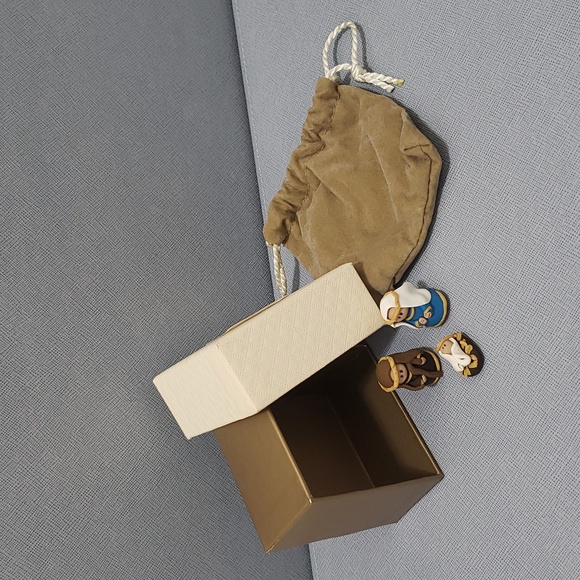 New Super Adorable Miniature 3 Piece Polymer Clay Nativity Set - Picture 7 of 7